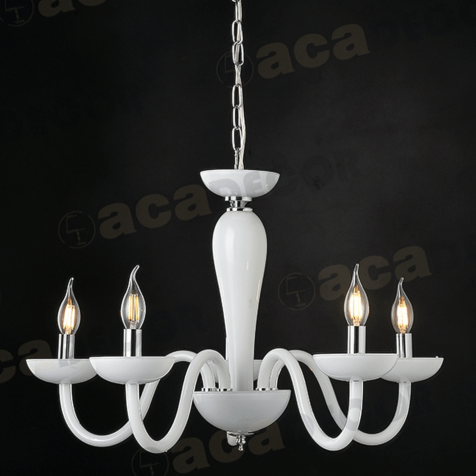 Πολύφωτο Aca Lighting BLK82185PWC