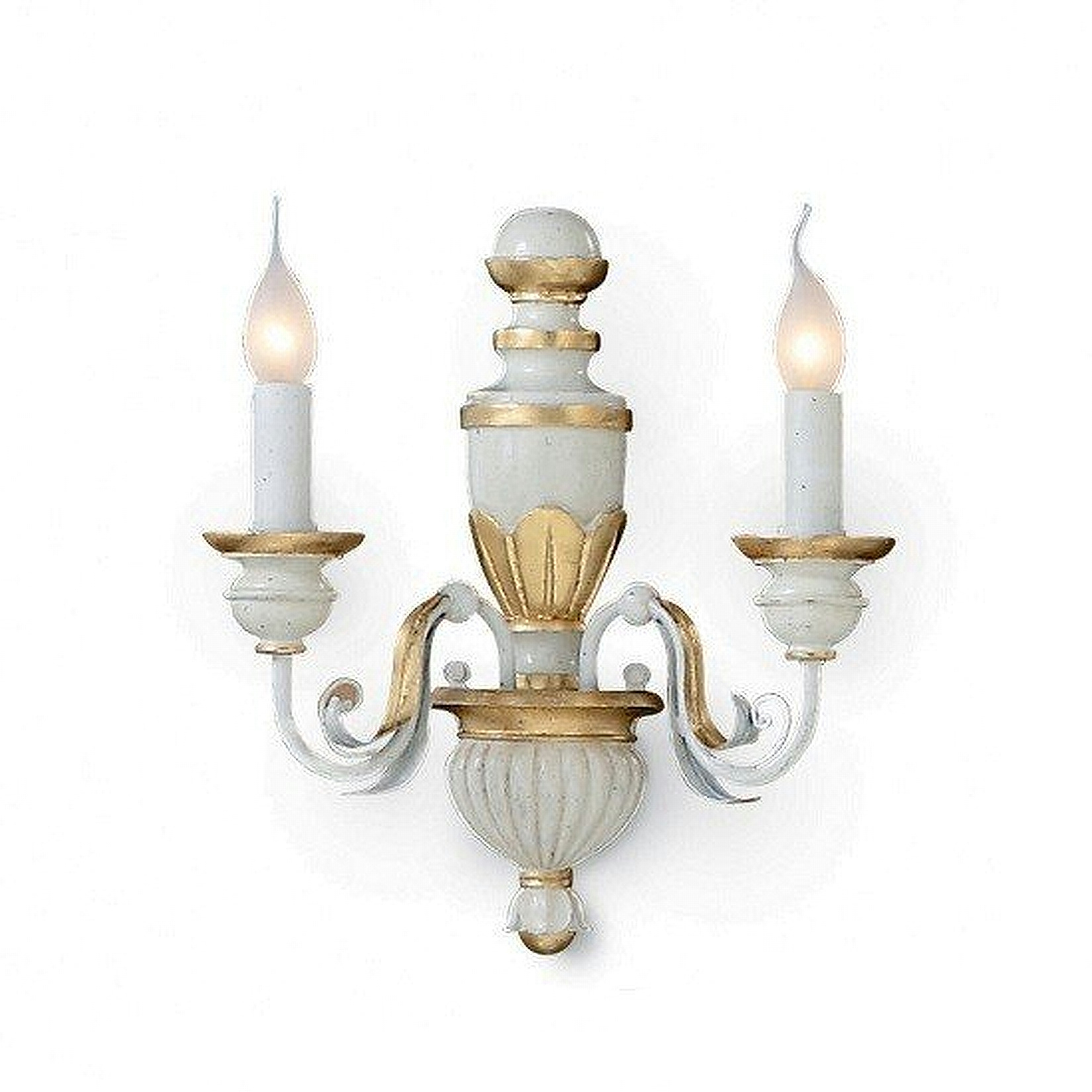 Απλίκα Τοίχου Ideal Lux Firenze AP2 Δίφωτη Κλασσική