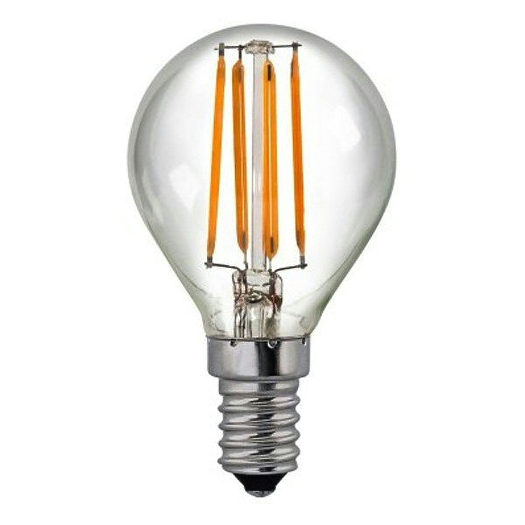 Led Λάμπα Ε14 6Watt Filament Retro 550Lumen Θερμό Λευκό