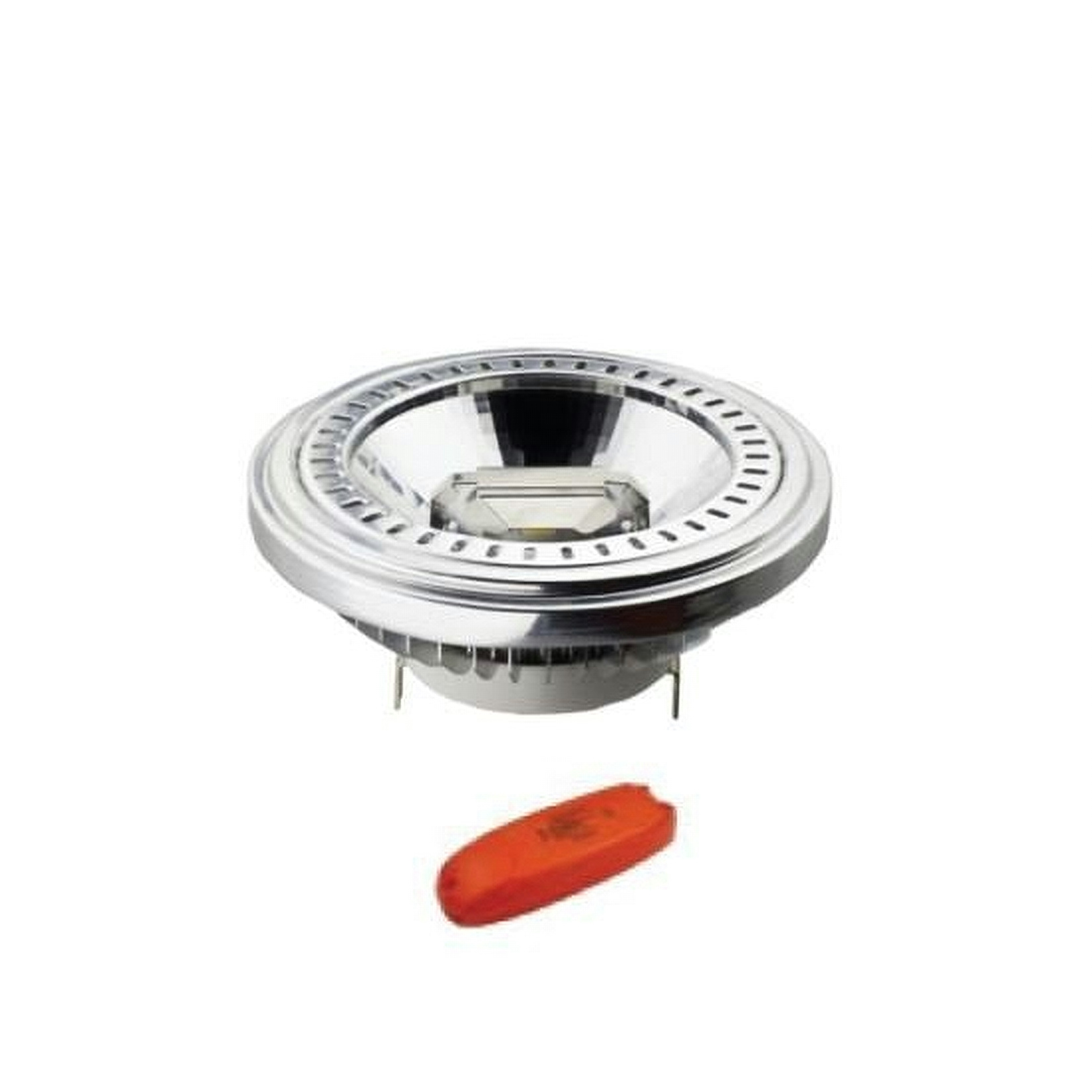 Led Λάμπα AR111 15Watt Double COB Reflector G53 730±5%Lumen Ψυχρό Λευκό 6500Κ Ντιμαριζόμενη
