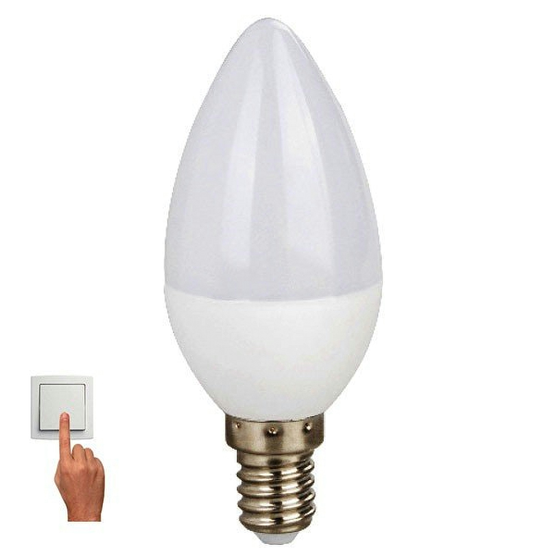 Led Λάμπα E14 5Watt Κεράκι Candle Smart Led 360Lumen Color Dimmable