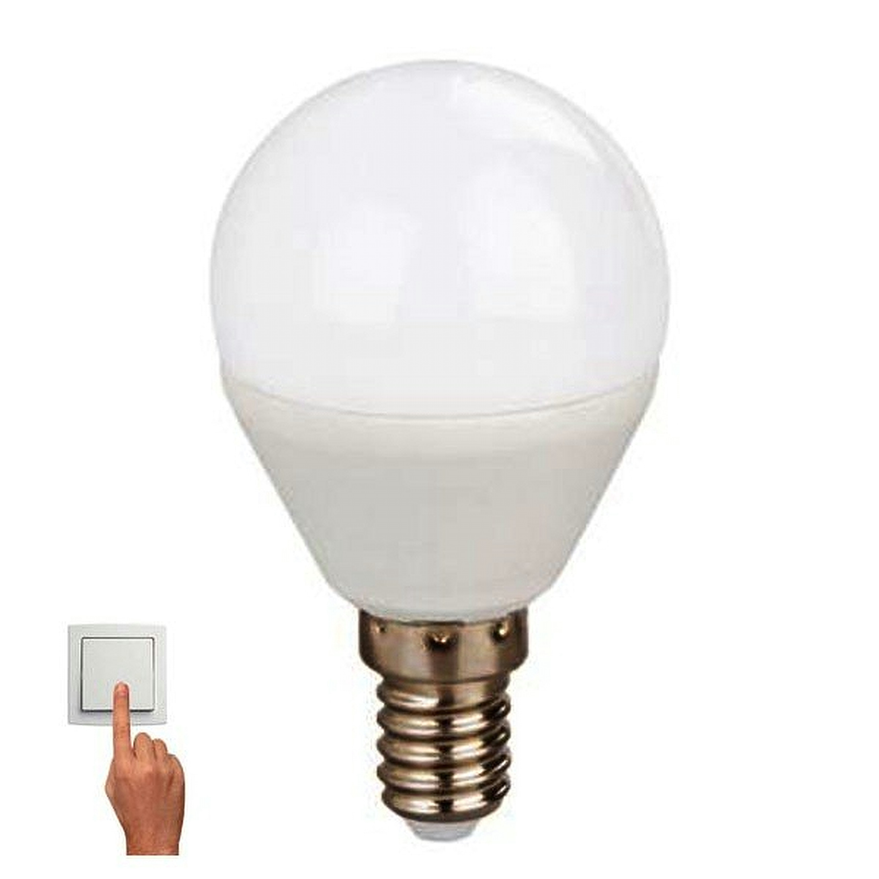 Led Λάμπα E14 5Watt Σφαιρική Ball Smart Led 360Lumen Color Dimmable