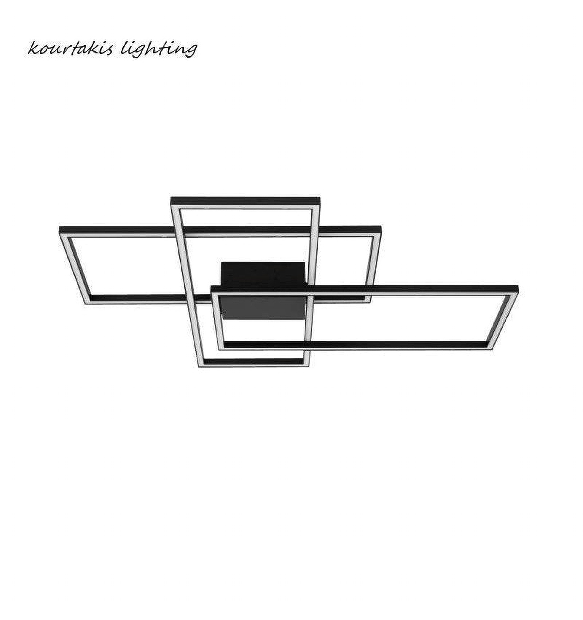 BILBAO Φωτιστικό οροφής led - Nova Luce - Μαύρο
