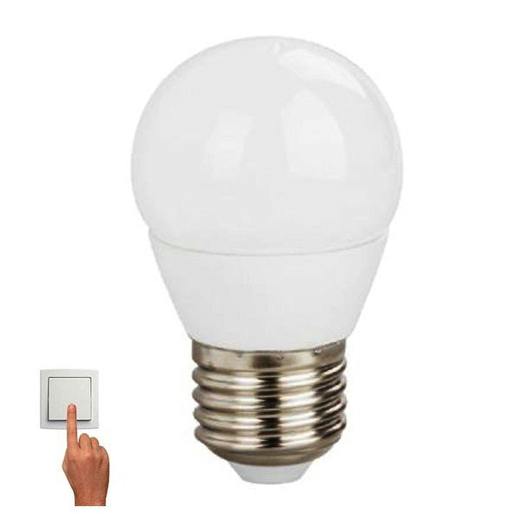 Led Λάμπα E27 5Watt Σφαιρική Ball Smart Led 360Lumen Color Dimmable