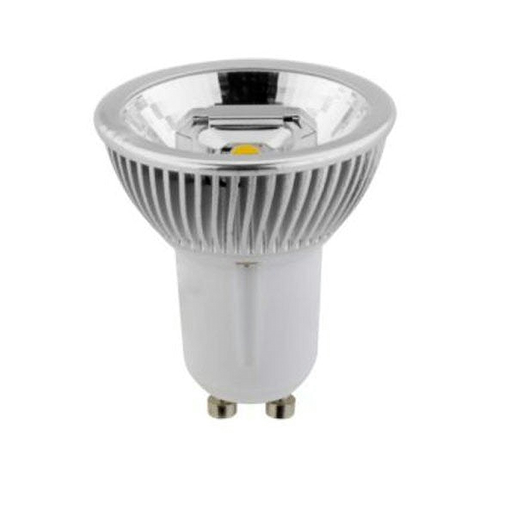 Led Λάμπα GU10 3x2Watt Στενής Δέσμης Double COB Reflector Ψυχρό Λευκό Ντιμαριζόμενη