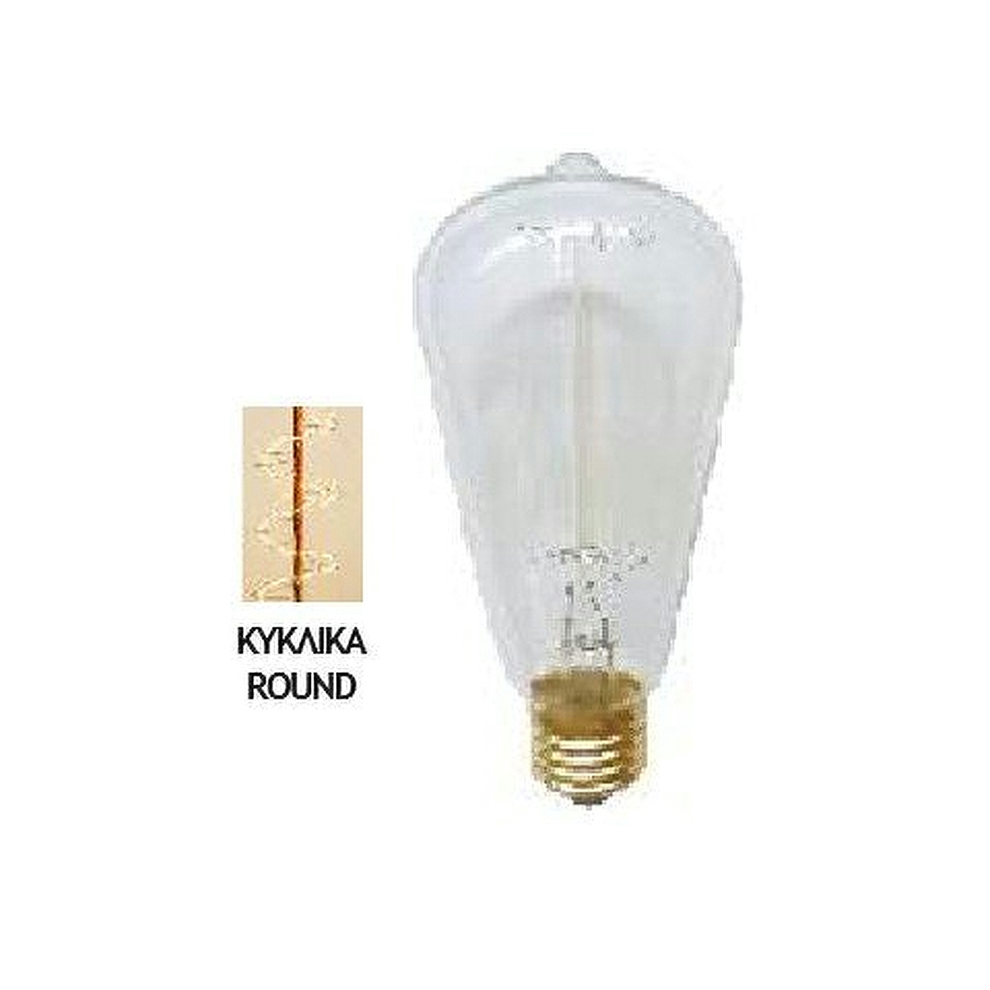 Λάμπα Edison E27 40Watt Filament R Type Θερμό Λευκό