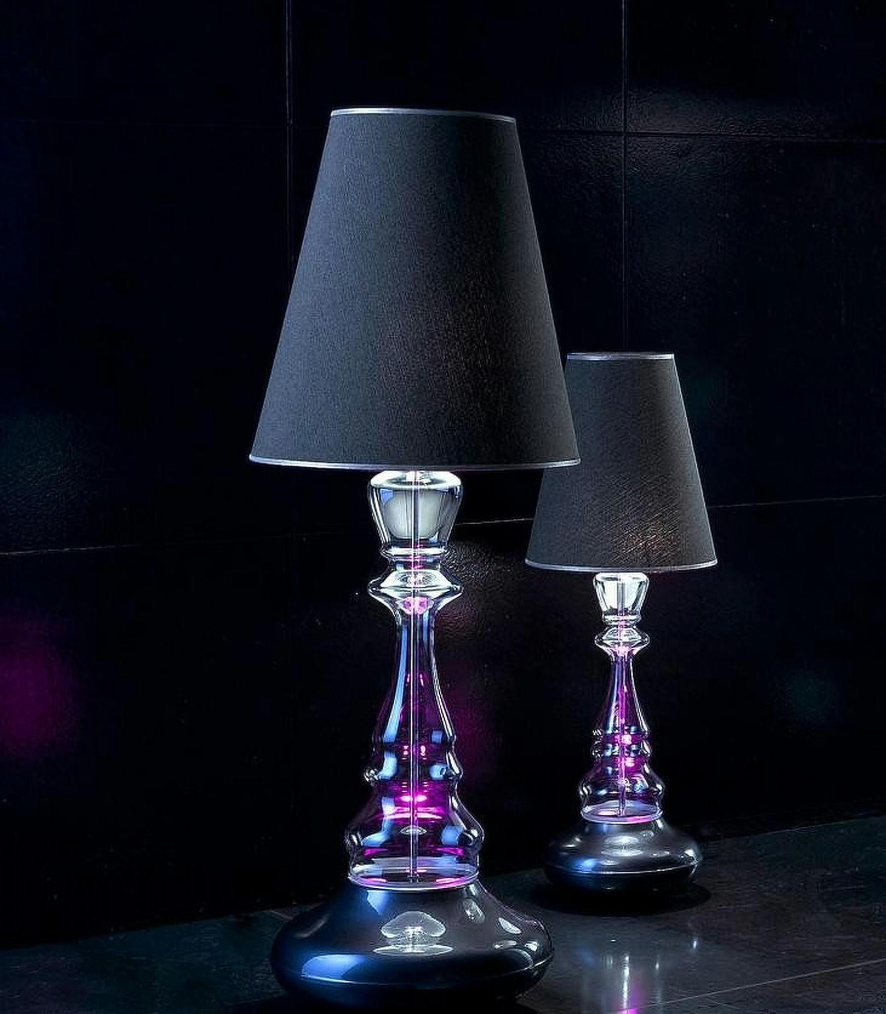 Led Opla Λάμπα Κρυστάλλινη Μοντέρνα με Υφασμάτινο Καπέλο 8018/LM