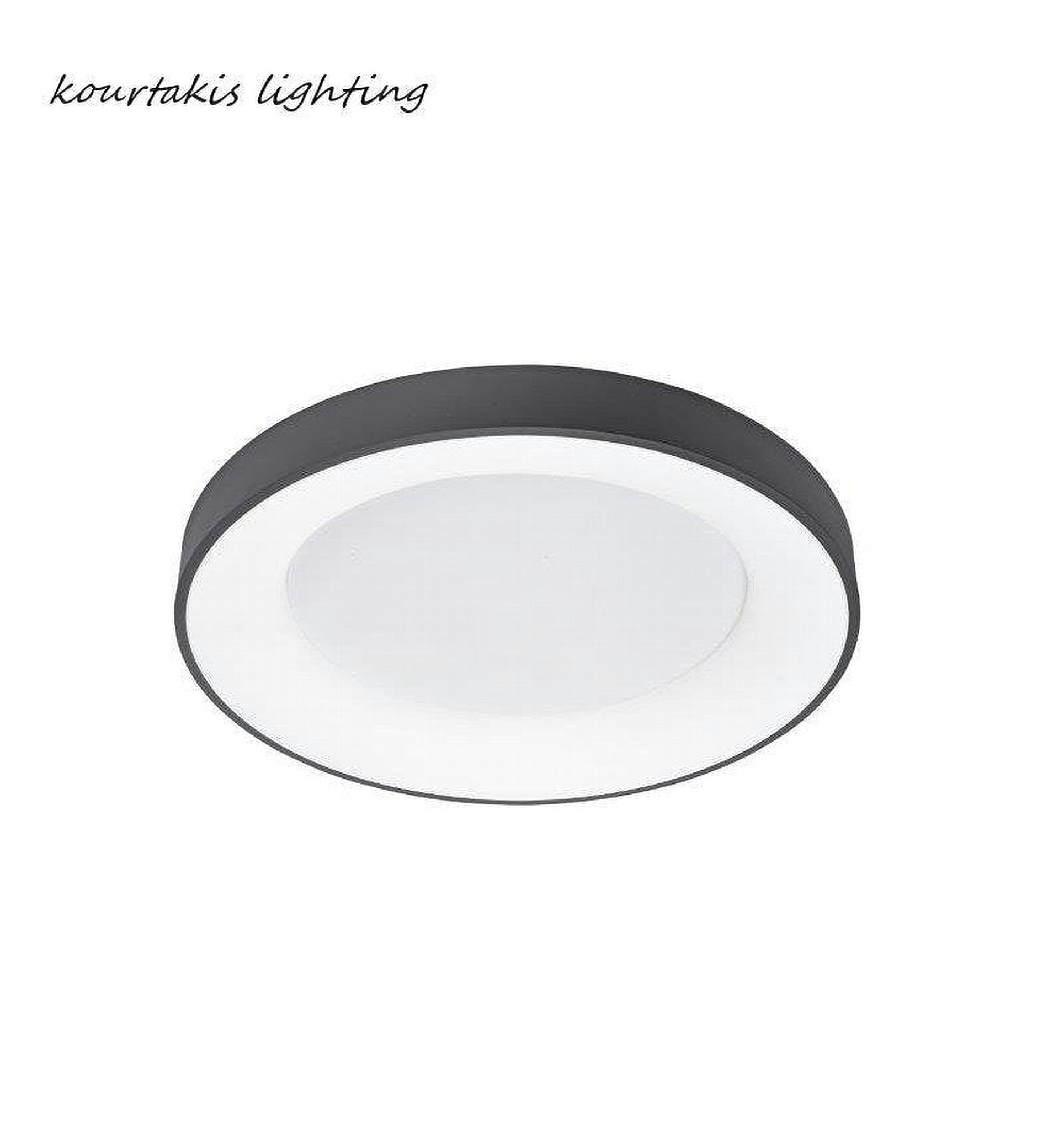 Φωτιστικό οροφής - led - Μαύρο - RANDO THIN 9353851