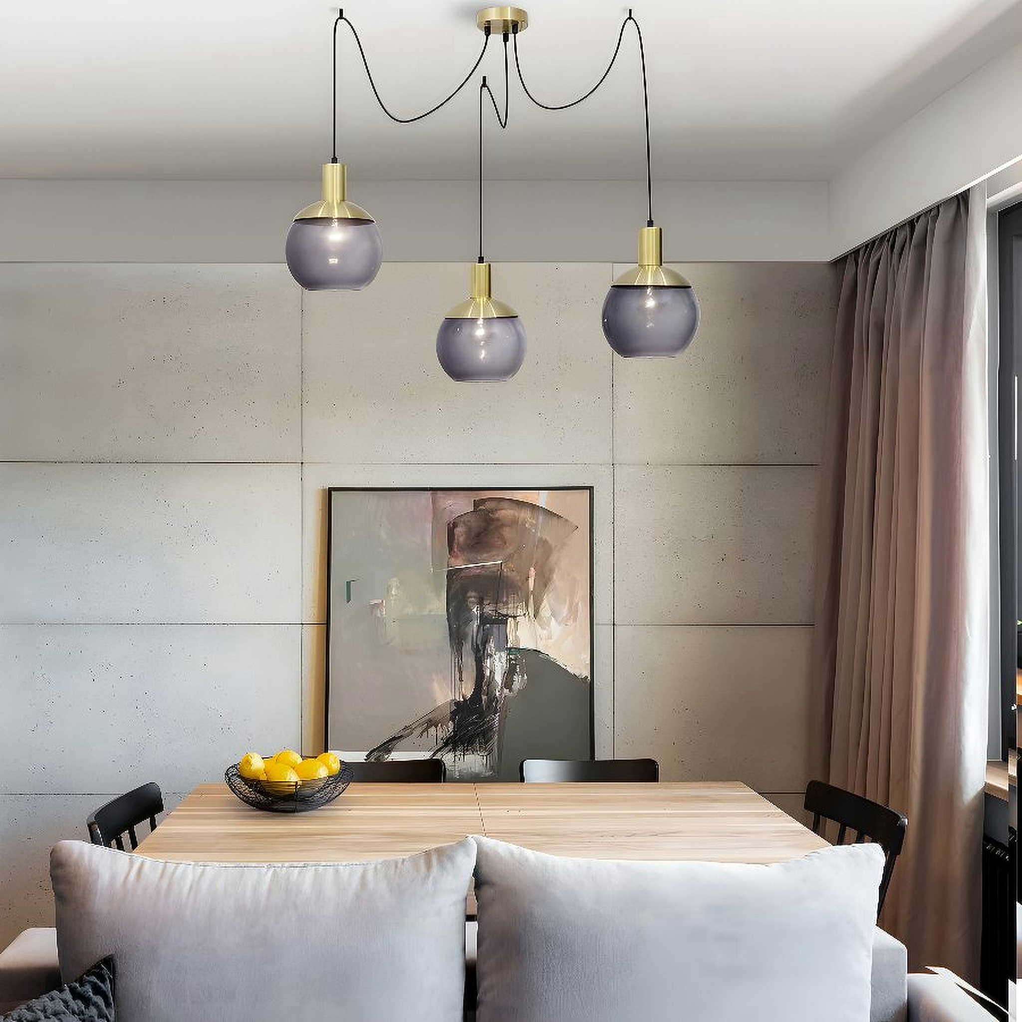 AUDREY Κρεμαστό Μεταλλικό Φωτιστικό 8823002 LED Nova Luce