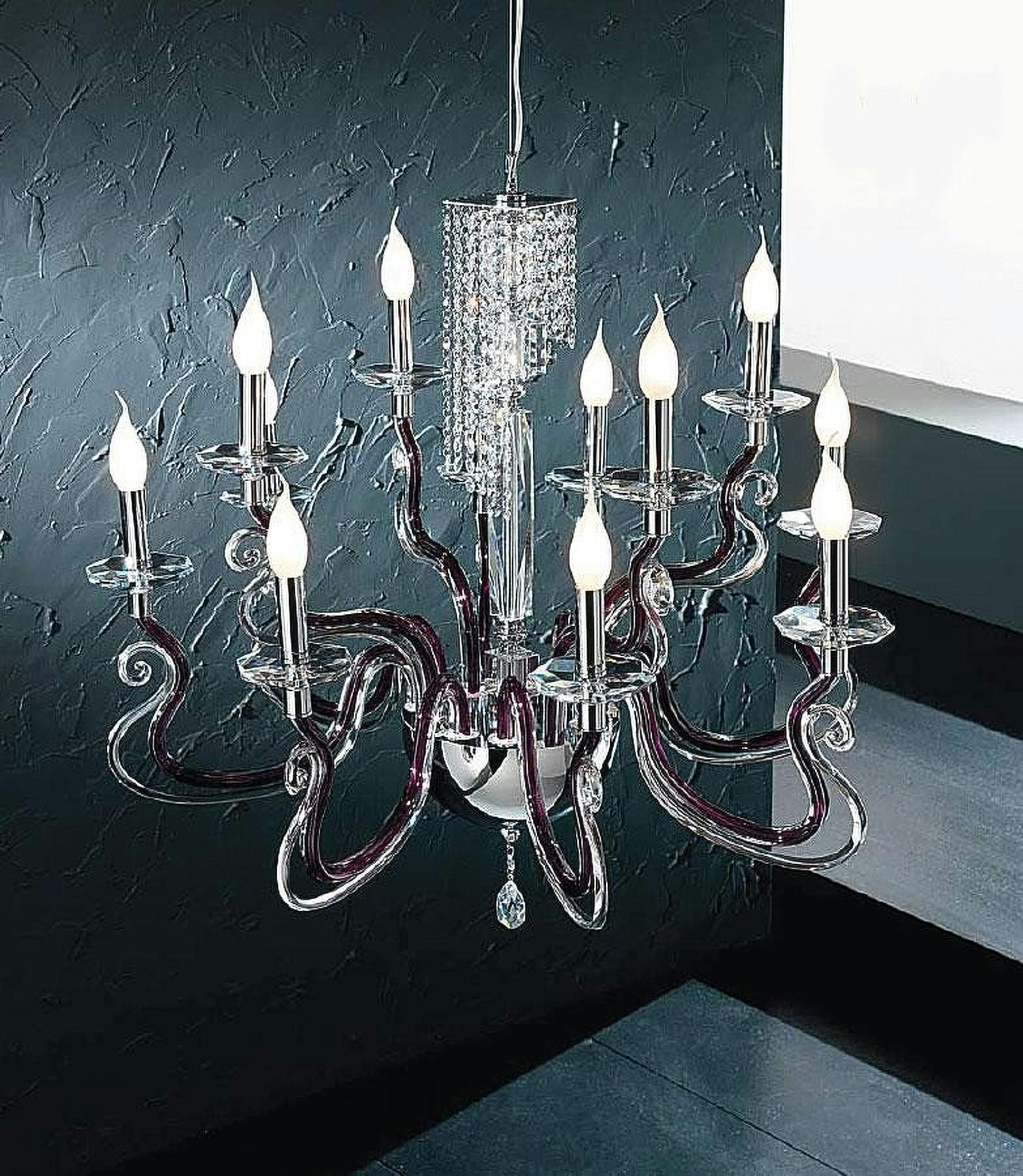 Πολυέλαιος Κρυστάλλινος Euroluce Venice Lux L12L