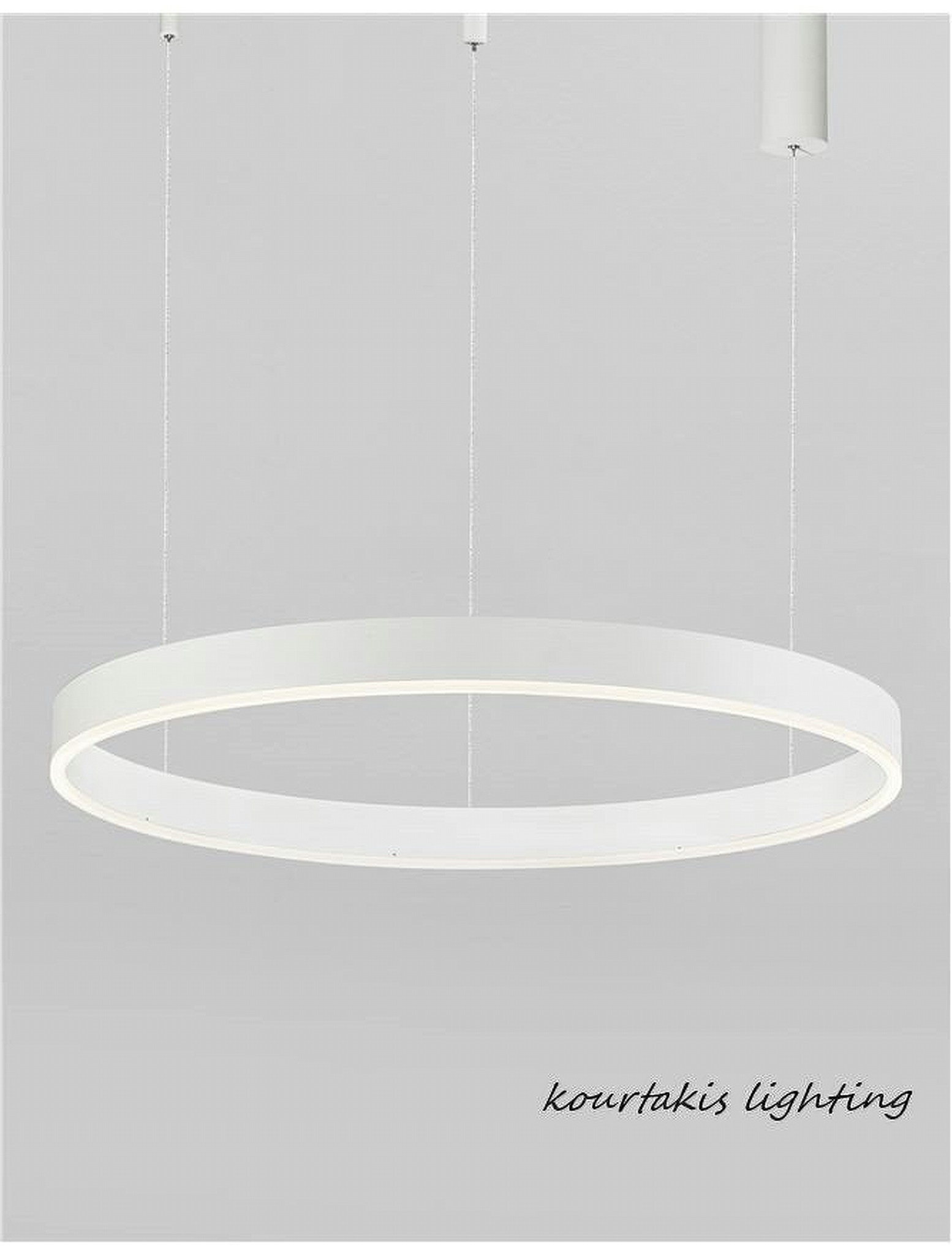 Κρεμαστό φωτιστικό D:100 - Άσπρο - MOTIF - Nova Luce